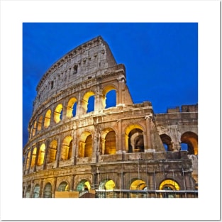 Rome Colosseum Posters and Art